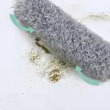 Telescopic Pole, Washable Easy Apply Long Handle Extendable Duster, Static Stainless Steel, Lengthen Roof Cleaning, Bendable Brush