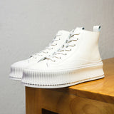 Thick-soled High-top Casual Shoes