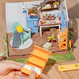 DIY Handmade Cottage Miniature Model, Three-dimensional Puzzle Blocks, Best Gift Idea