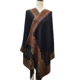 Classic Cashmere-like Jacquard Paisley Tassel Scarf