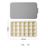 Silicone 12 Cavity Hexagon, 3D Ice Mold, DIY Popsicle Mould, Ice Cream Maker Storage Box