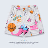 American Basketball Loose-fitting Lightweight Thin Shorts
