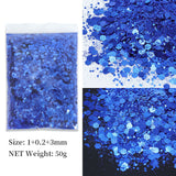 Korean Big Sequins, Nail Shimmering Crystals