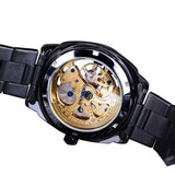 Golden Waterproof Men's Fashion, Casual Automatic Mechanical Watch