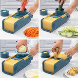Multifunctional Vegetable Cutter and Slicer – Manual Kitchen Tool