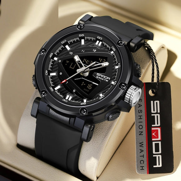 9052 Sports Waterproof Alarm Clock, Electronic Watch