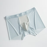 Seamless Ice Silk Flying Thin Boxers, Men's Underwear (Pack of 2)