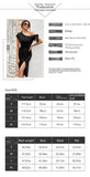Casual Knitted, Diagonal Collar Waist Slit Dress