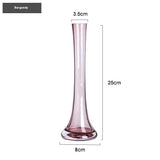 Nordic Slim Small-mouth Flower Vase – Modern Minimalist Home Décor