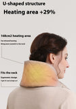 Electric Heated Scarf with 3 Heat Levels – USB Heating Pad Neck Warmer, Thermal Shawl or Bib for Men and Women