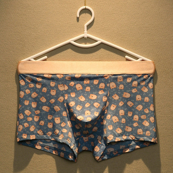 Youth Cartoon Printed Breathable Waist, Boxer Shorts