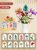 Building Blocks, Flower Decoration Bouquet Rose Assembled Toy
