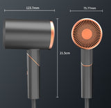 Foldable Magnetic Hair Dryer with Suction Nozzle – Portable Compact Blower
