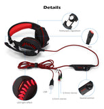 Computer Gaming Headpiece, E-sports Headset with Microphone