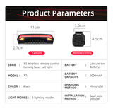 Safety Warning, Brake Laser Light, Bicycle Tail Light