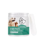 Pet Ear Cleaning, Cat Dog Ear Mite Earwax Care, Meatus Acusticus Cleaning Finger Stall