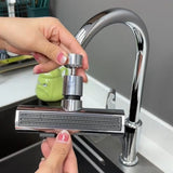 Kitchen Waterfall Outlet Splash Proof Universal Rotating Bubbler Multifunctional Water Nozzle Extension Faucets