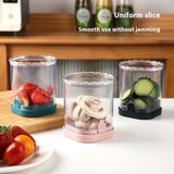 Multi-function Stainless Steel Fruit Slicer Cup for Kitchen Use