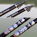 Corrugated Longji Fishing Rocky Rod, Light Hard Carbon Hand and Sea Dual-purpose Fishing Gear Set