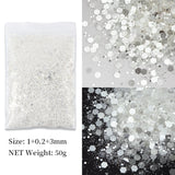 Korean Big Sequins, Nail Shimmering Crystals
