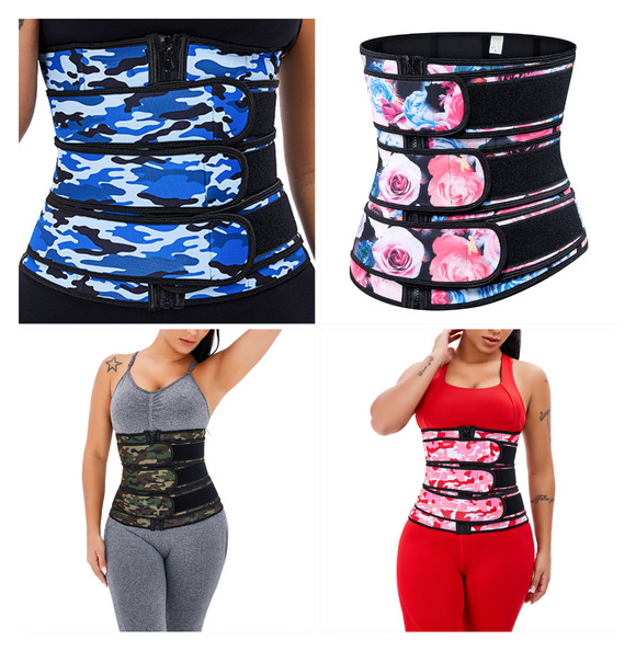 Camouflage Three-in-one Waist Belt, Restraint Belt, Slimming Corset