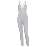 Women’s Halter Neck Suspender Jumpsuit – Slim Fit Sleeveless Outfit