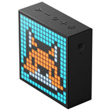 Bluetooth Portable Speaker with Clock, Alarm Programmable LED Display for Pixel Art Creation, Unique Gift