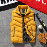 Men's Outdoor Wear Vest, Down Cotton Plus Size Jacket