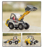 Alloy Car 1:50 Forklift Loader Bulldozer Engineering Car Model, Children's Toys
