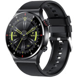 Bluetooth Calling, QW33 ECG PPG, Business Stainless Steel Strap, Waterproof Men's Watch