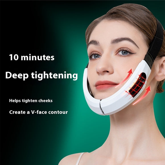 V Face Double Chin Massage, Lifting and Tightening French Pattern, Masseter Muscle Correction Lipodissolve Facial Beauty Apparatus