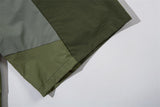Men's Functional Outdoor, Color Contrast Patchwork Workwear Shorts