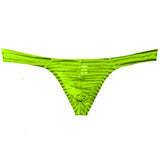 Men's T-shaped Underwear, Breathable Low Waist U Convex Panties (Pack of 2)