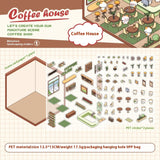 Miniature 3D Cottage Scene DIY Journal Stickers for Children