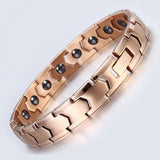 Stainless Steel Jewelry Bracelet, Wellness Energy Magnetic Therapy