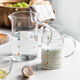 Large-capacity Garden Measuring Cup Kitchen Baking Measuring Tool with Graduated Glass