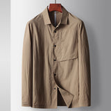 Men’s Spring Summer Lapel Jacket – Lightweight Casual Outerwear