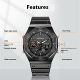 Male Trends, Students' Fashion, Large Dial Sports Watch
