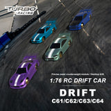 Turbo Racing Mini Electric Remote Control Model Car Drift Racing, Adult Children's Desktop RC Toys