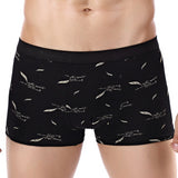Pure Cotton U-convex Boxer Briefs, Mid-waist Underwear (Pack of 2)