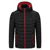 Smart Heating Cotton-padded Clothes, Men and Women's USB Charging Cardigan or Jacket