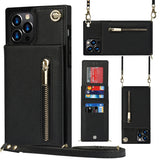 Zipper Phone Case, Crossbody Phone Cover with Strap