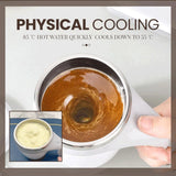 Rechargeable Automatic Coffee Cup, High Value Electric Stirring Lazy Milkshake Rotating Magnetic Water Cup