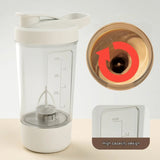 400ml Electric Protein Powder Mixing Cup, Automatic Shaker Mixer Shake Bottle, Milk Coffee Blender Kettle. Fro Gym 1200mAh Best Gift Idea