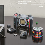 Building Blocks, Mechanical Universe Retro Camera Assembled Handmade Toy, Model Ornaments