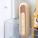 Mini Car Air Purifier Deodorizer, Portable Cabinet Air Freshener Ionizer for Odor Removal