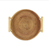 Manual Cane Made-up Bread Basket with Handle
