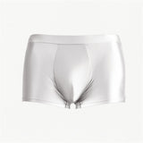Men's Fashion, Breathable High Shine Spandex, Sports Ice Silk Boxer Briefs