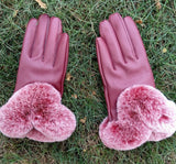 Autumn and Winter Touch Screen Leather Gloves