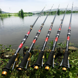 Super Hard Telescopic Rod, Carbon Fiber for Sea or Pond Fishing